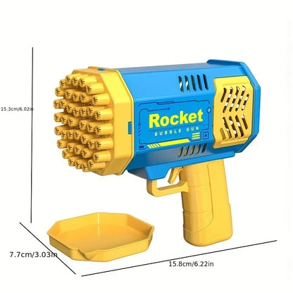 Electric Rocket Bubble Machine