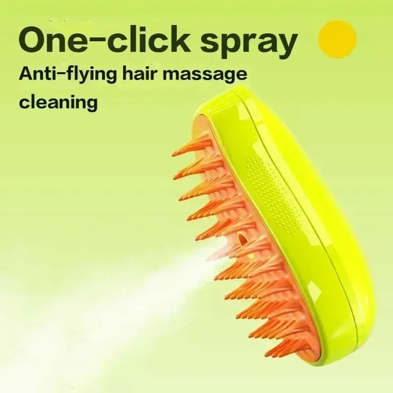 Steam Brush Electric Sprayer for Massage Pet