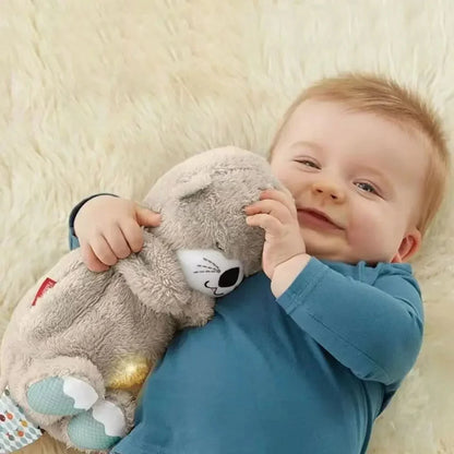 Breathing Bear Baby Soothing Otter Plush Doll Toy