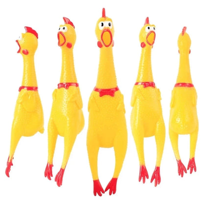 Screaming Chicken Dog Toy