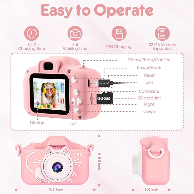 HD  Kids Camera Toy