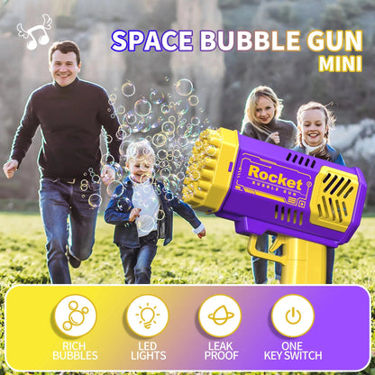 Electric Rocket Bubble Machine