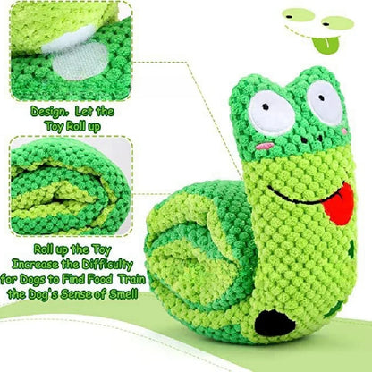 Plush Sound Toy Foldable Snail  Pet Toy